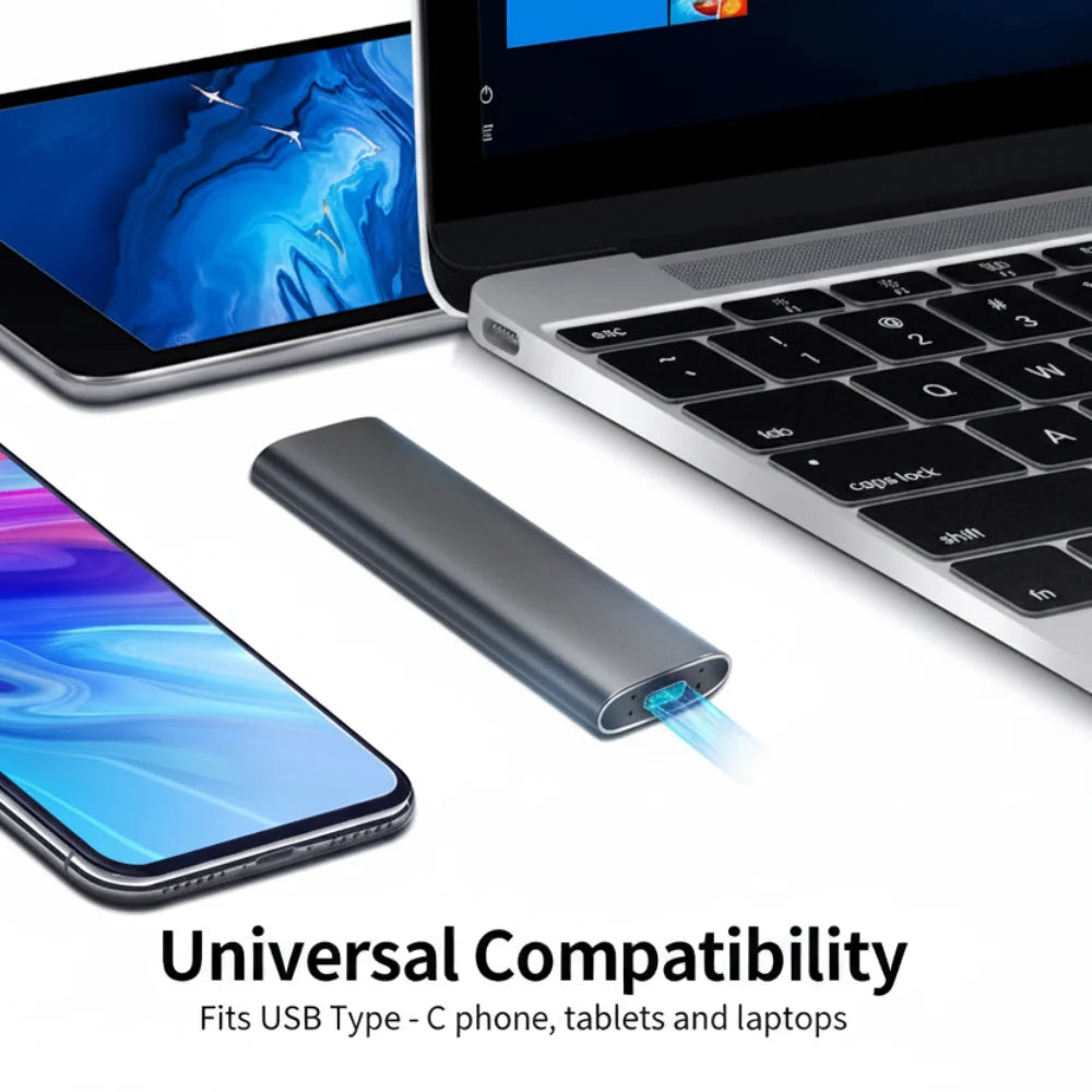 External Hard Drive Portable SSD USB Ultra Fast Data Storage