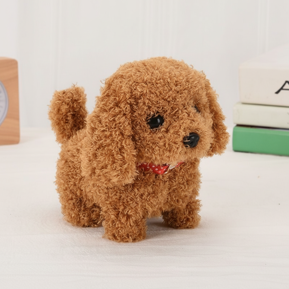 Plush Dog Toy Realistic Moving Sound Interactive Toy
