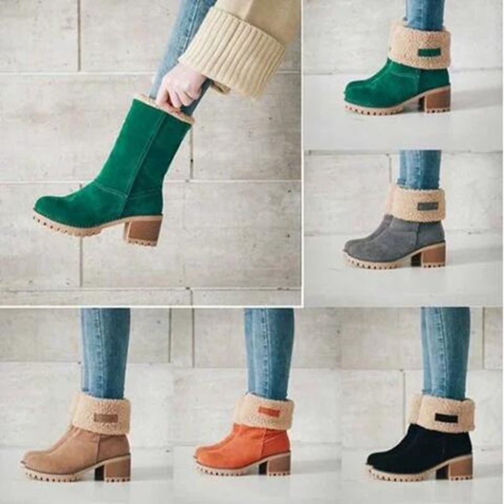 Women's Winter Boots | Chunky Heel Boots