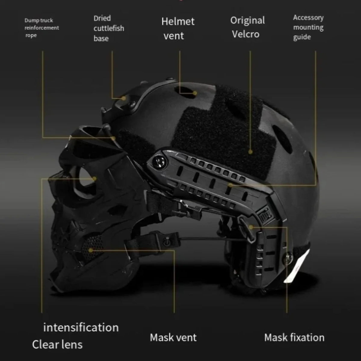 Halloween Mask Skull Tactical Helmet Outdoor Gear