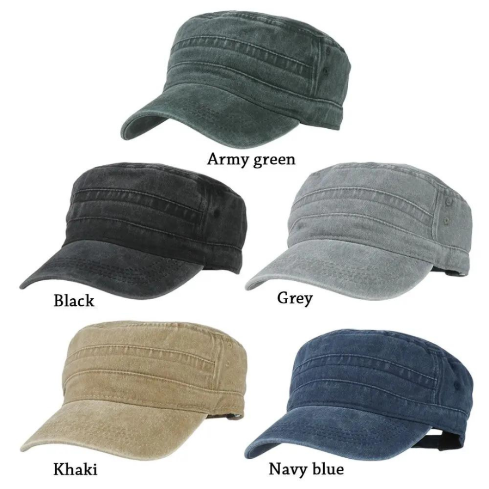Men's Military Cap Vintage Design | Fashion Cap