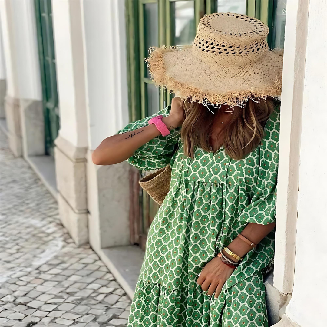 Women's Spring Dress Maxi Floral | Casual Dress