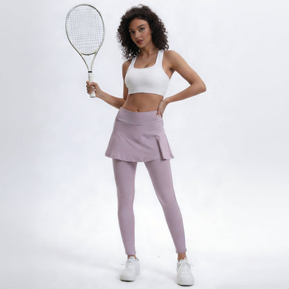 High Waist Pickleball Flared Yoga Pants Stretch Leggings