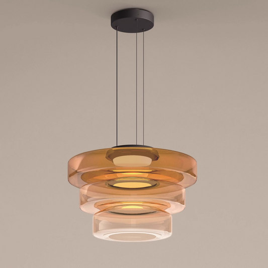 Glass Pendant Lamp | Bauhaus Style Hanging Light