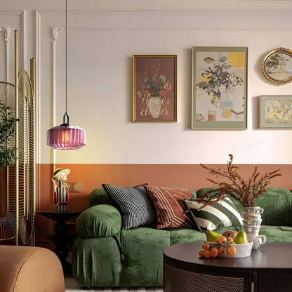 Mireta Glass Pendant Light | Retro-Coloured Glass Design