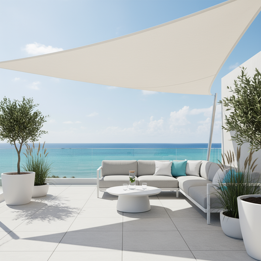 TriBlocker Shade Sail | Waterproof UV-Protect Triangle Design