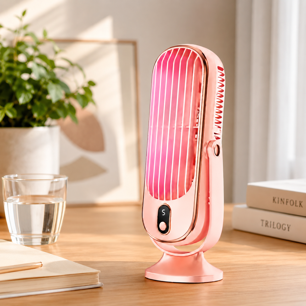 Cooling Portable Fan Battery Operated Fan USB Desktop Fan
