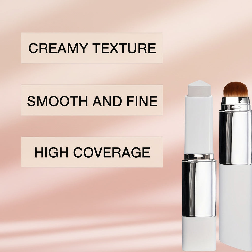 Foundation Stick Color Changing Hydrating Cream Makeup Soft Brush