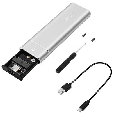 External Hard Drive Portable SSD NVMe USB 3.0 Enclosure Case