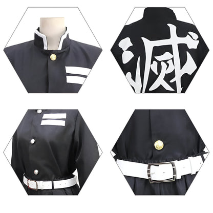 Halloween Costume Anime Warrior Kimono Cosplay Outfit