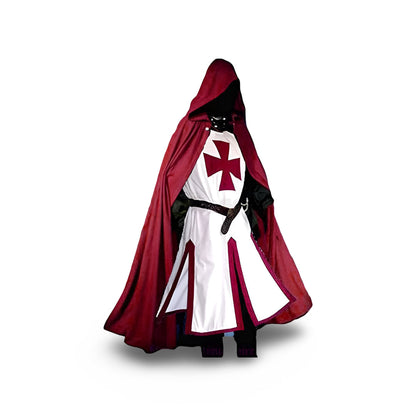 Halloween Costume Medieval Knight Cloak Cosplay Outfit