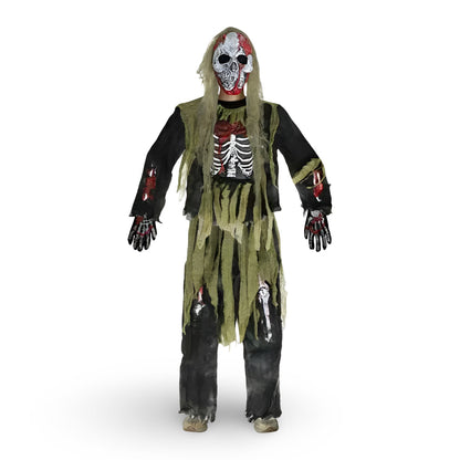 Halloween Costumes Skeleton Zombie Mask Outfit Set