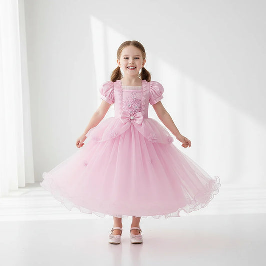 Halloween Costumes Girls Princess Dress Lace Party Gown