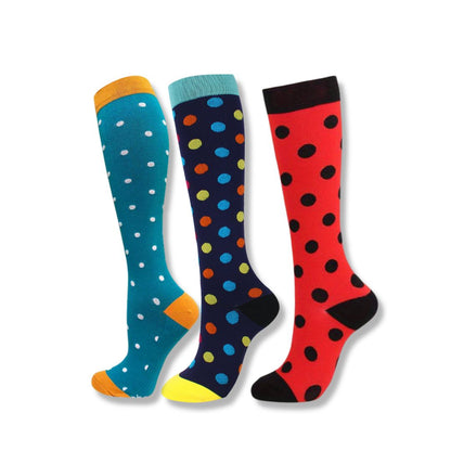Women's Compression Socks Knee High Support Travel Sport Socks
