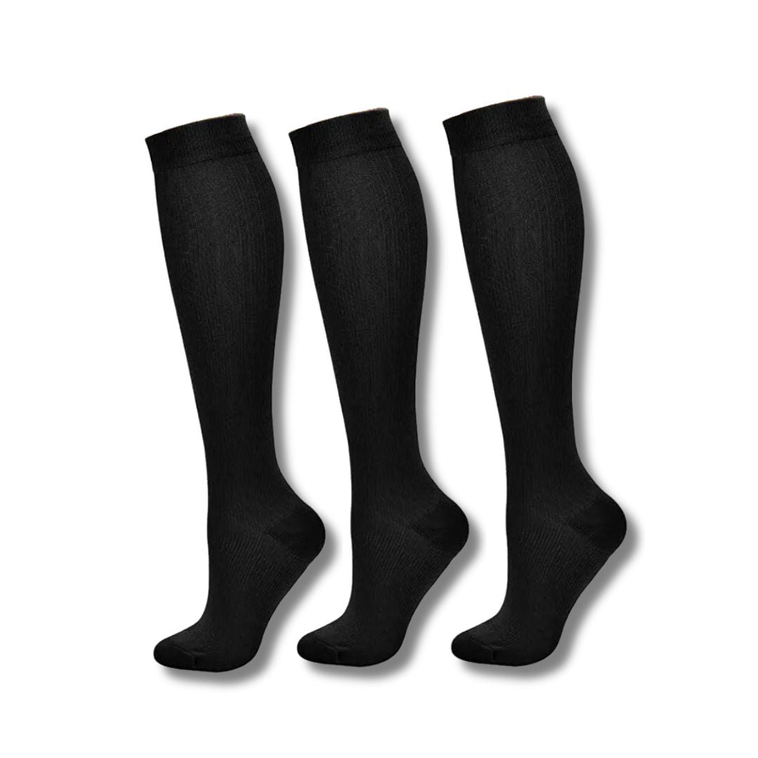 Women's Compression Socks Knee High Support Travel Sport Socks