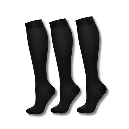 Women's Compression Socks Knee High Support Travel Sport Socks