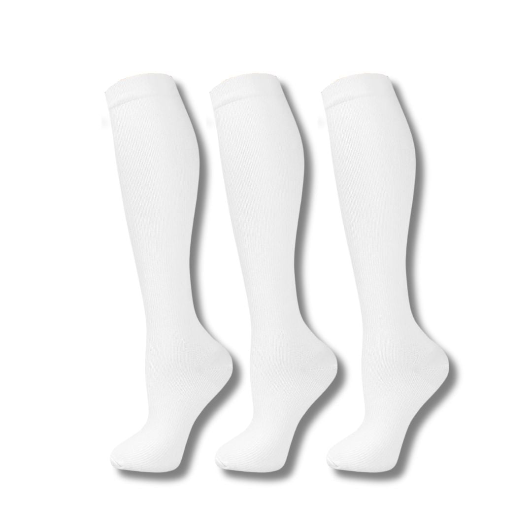 Women's Compression Socks Knee High Support Travel Sport Socks