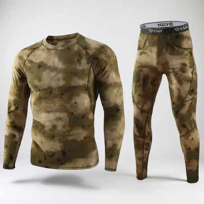 Men’s Long Johns Base Layer Winter Clothing Set