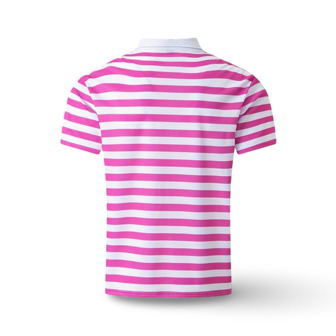 Men's Polo Shirt Striped Short Sleeve Summer Top
