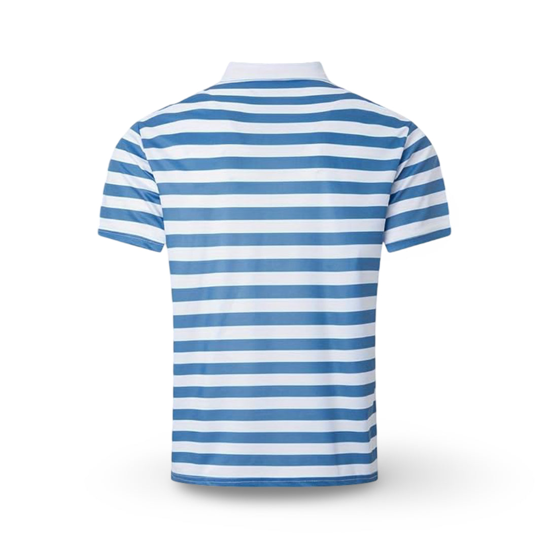 Men's Polo Shirt Striped Short Sleeve Summer Top