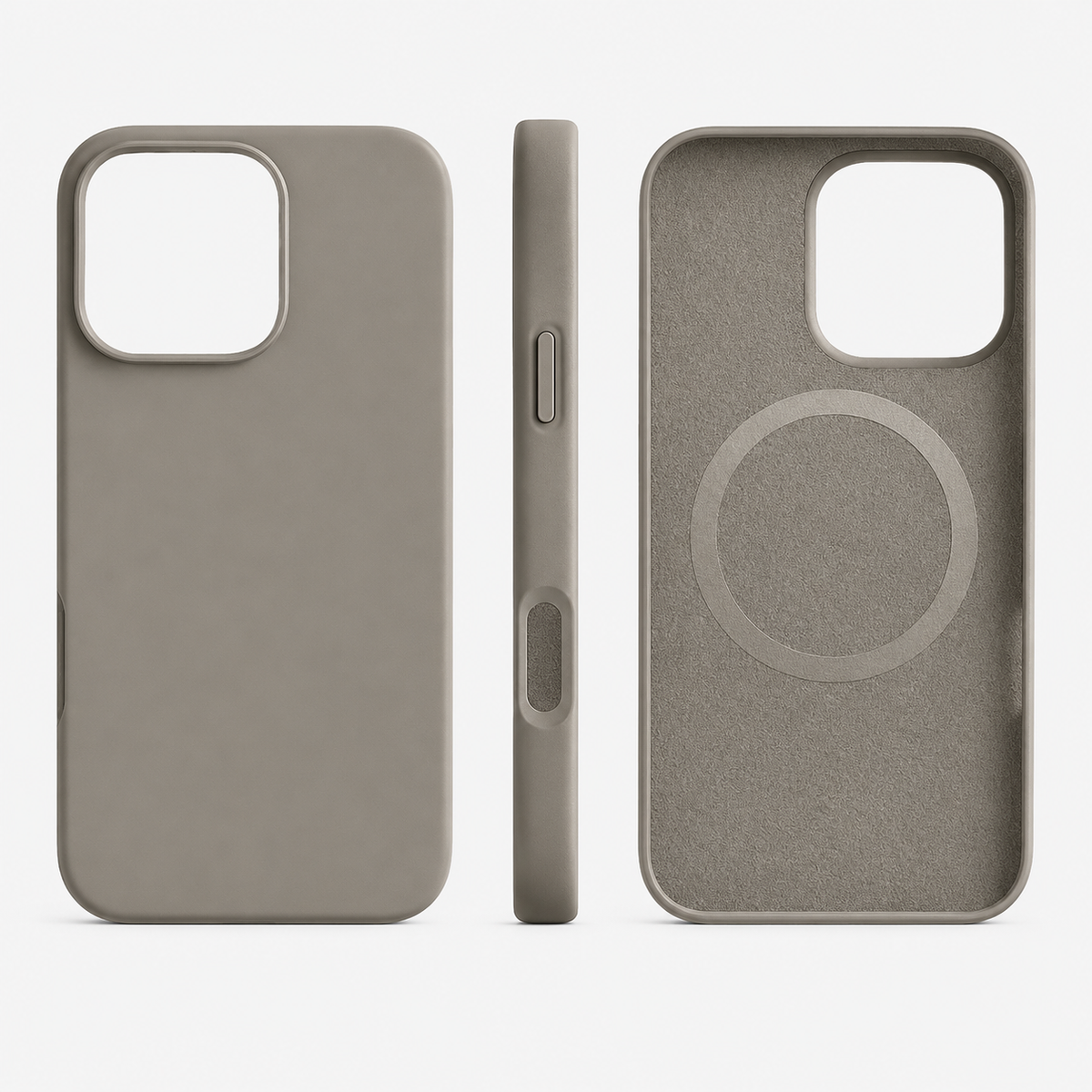 Phone Case Magnetic Silicone Wireless Charging Protective Cover