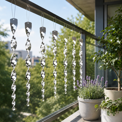 Reflective Bird Repeller Hanging Wind Powered Garden Use