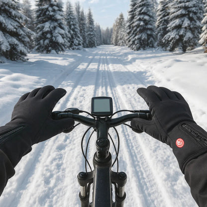 Winter Thermal Gloves Touchscreen Outdoor Grip Design