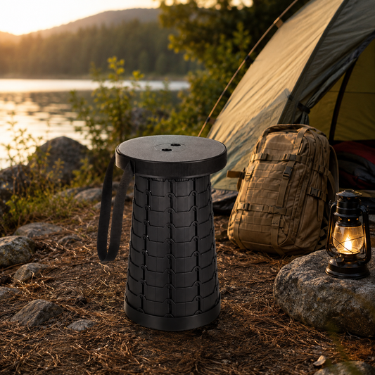 Retractable Stool Camping Portable Lightweight Design