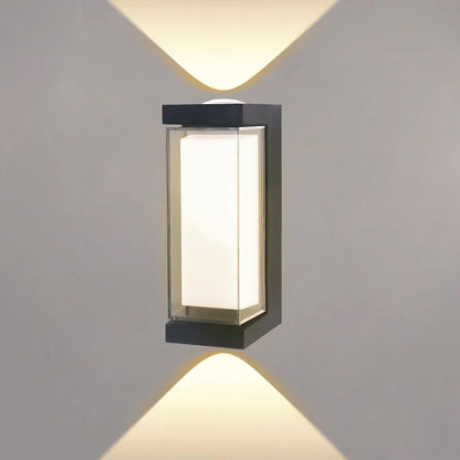 Modern LED Wall Light | Waterproof Up & Down Outdoor Sconce