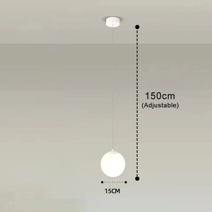 Luna Pendant Light | Nordic Modern Glass Globe Design
