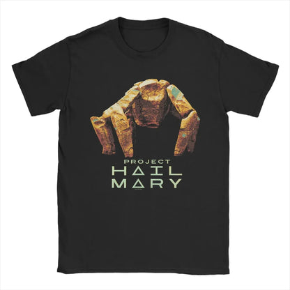 T Shirt Graphic Funny Space Design Project Rocky Casual Tee