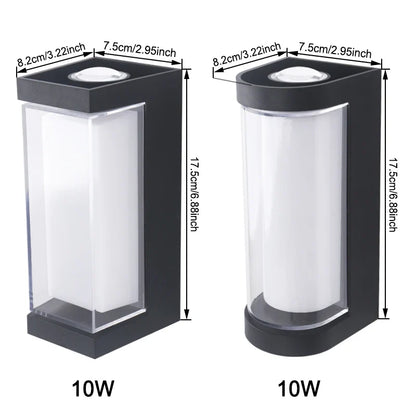 Modern LED Wall Light | Waterproof Up & Down Outdoor Sconce