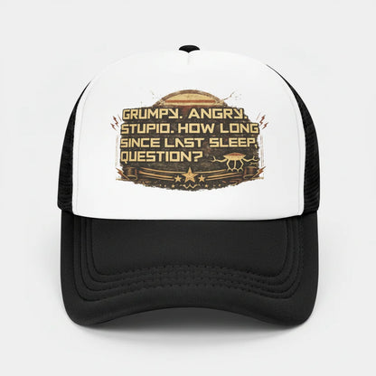 Baseball Cap Trucker Hat Mesh Adjustable Snapback Project Rocky