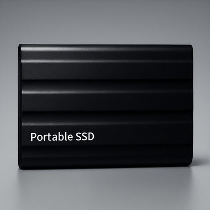 SSD External Drive Portable Storage Device Metal Enclosure
