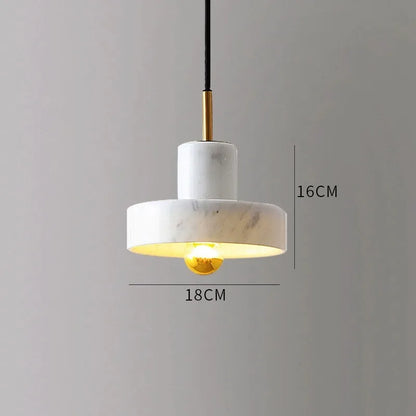 Marble Pendant Lamp | Natural Stone Postmodern Design