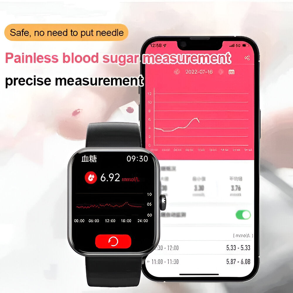 Smartwatch Health Tracking Bluetooth Call Wrist Device