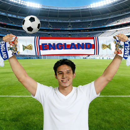 UK Flag Fan Scarf World Cup Supporter Matches Events