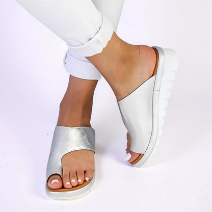 Women's Sandals Slip On Open Toe Casual Walking Slides