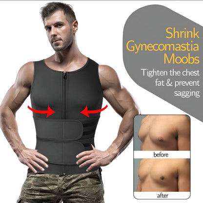 Workout Vest Neoprene Adjustable Fitness Body Training Garment