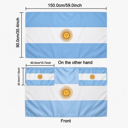 World Cup Argentina Flag Banner Sports Fan Soccer