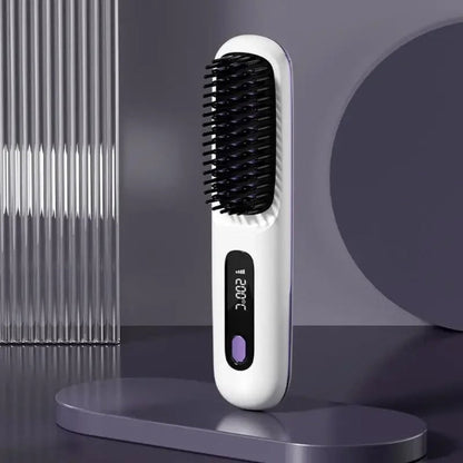 Ceramic Cordless Portable Hair Straightener Rechargable