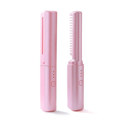 Cordless Portable Hair Straightener Travel Mini Styling