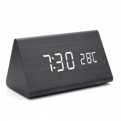 Digital Alarm Clock Modern Design Multi Function Display