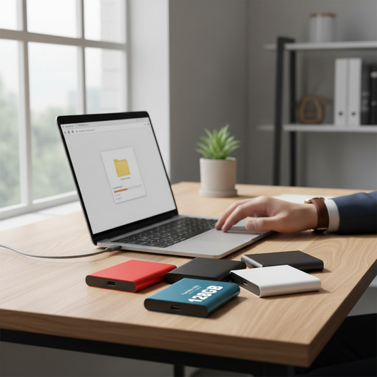 External Hard Drive Portable SSD Plug Play USB