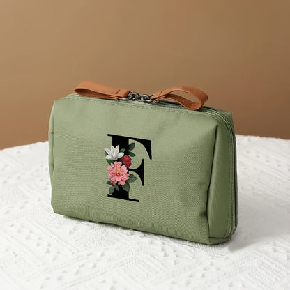 Makeup Bag Travel Cosmetic Organizer Mothers Day Letter Case