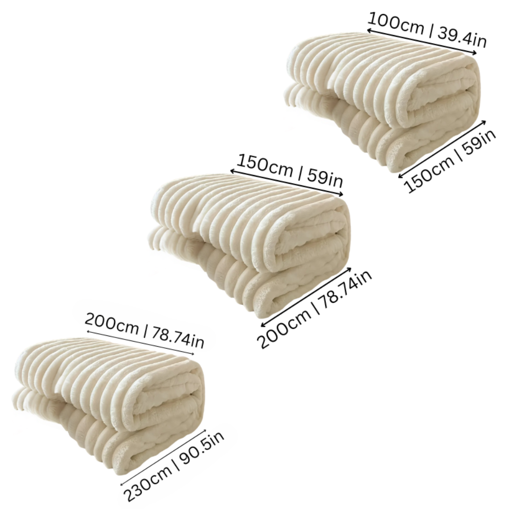 Plush Throw Blanket Soft Warm Cozy Bed Sofa Blanket