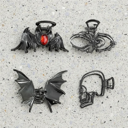 Halloween Accessories Hair Clips Spider Bat Designs