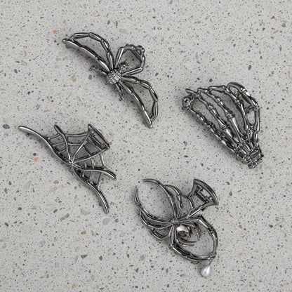 Halloween Accessories Hair Clips Spider Bat Designs