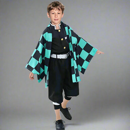 Halloween Costumes Anime Kimono Cosplay Outfit Set