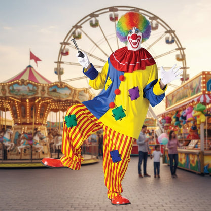Halloween Costumes Clown Costume Adult Outfit